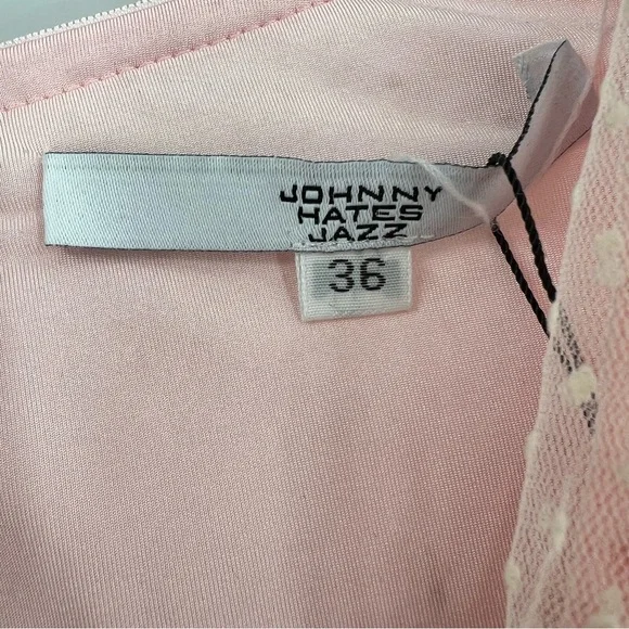 Johnny Hates Jazz NWT Tulle Mini Dress in Pink size 36/ US XS